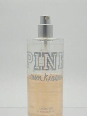 PINK Victoria's Secret Sunkissed Shimmer Mist 8.4 fl oz (250 ml) ABOUT 5O% Full